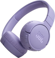 JBL Tune 770NC Adaptive Noise Cancelling Wireless Over-Ear Headphones, Pure Bass Sound, Smart Ambient, Bluetooth 5.3, Le Audio, VoiceAware, 70H Battery, Multi-Point Connect - Black, JBLT770NCBLK - Contemporary Purple