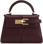 Women's Elise Top Handle Bag - Deep Burgundy