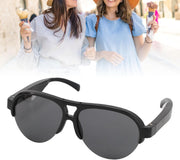 Smart Translation Glasses, Sunglasses - 137 Languages Translation Device with Dual Mic & Speaker, Open Ear Headset Sunglasses for Music & Calling