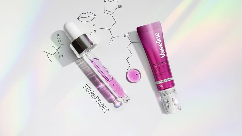 GlutaHya Serum Gloss Tinted Lip Care Royal Plum Hyaluronic Acid & Glutathione for Plump Dewy Lips Instant Moisturisation, SPF 15, NonSticky 10 ml