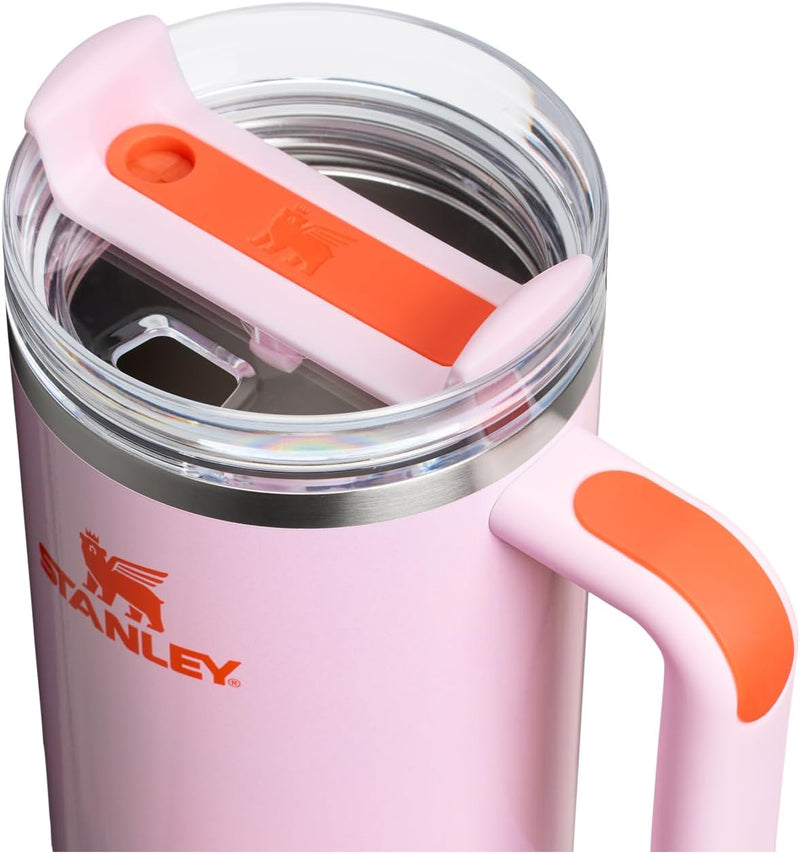 Stanley Quencher H2.0 Tumbler with Handle & Straw 30 oz | Twist On 3-Way Lid | Cupholder Compatible for Travel | Insulated Stainless Steel Cup | BPA-Free | Cherry Blossom