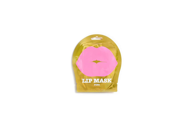 Kocostar Lip Mask Pink | Ultra-Hydrating Hydrogel Treatment For Soft, Smooth Lips | Pack Of 1, 3G