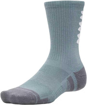 UA Perf Tech Nov 3pk Crew, MD SOCKS for UNISEX BLUE MD