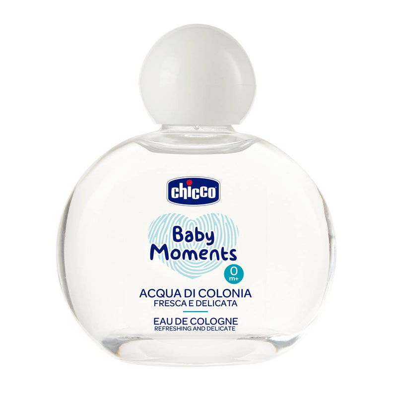 Chicco Baby Moments Eau De Cologne Refereshing And Delicate For Baby Skin 0M+ 100Ml, Multi Color