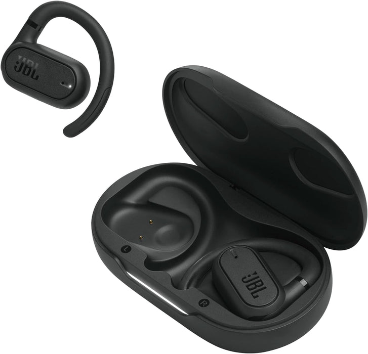JBL Endurance Peak 3 Dust and Water Proof True Wireless Active Earbuds, JBL Pure Bass Sound, 50H Battery Hours, Ambient Aware & Talk Thru, 4-Mic Technology, Powerhook Design - Black, JBLENDURPEAK3BLK