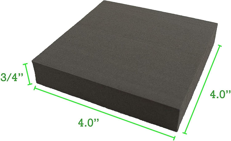 Nourish 4 Pack Anti-Vibration Washer Pads, Shock Absorbing Washer Pads, 4x4 Inches, Non-Skid Protector Mat for Washing Machine Dryer