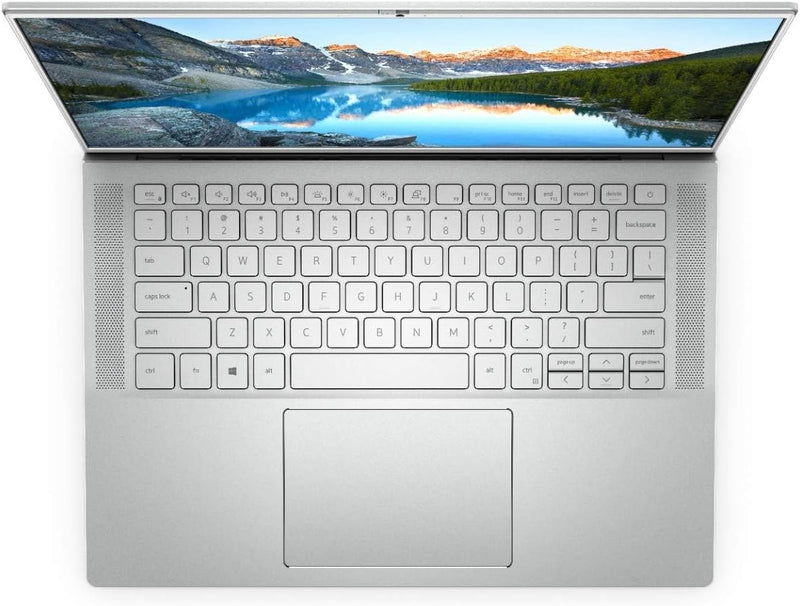 Dell Inspiron 14 7400 Ultraslim Laptop, 11th Gen Intel Core i5-1135G7, 14.5 Inch QHD+, 256GB SSD, 8 GB RAM, Intel® Iris® Xe Graphics, Win 10 Home, Eng Ar KB, Silver