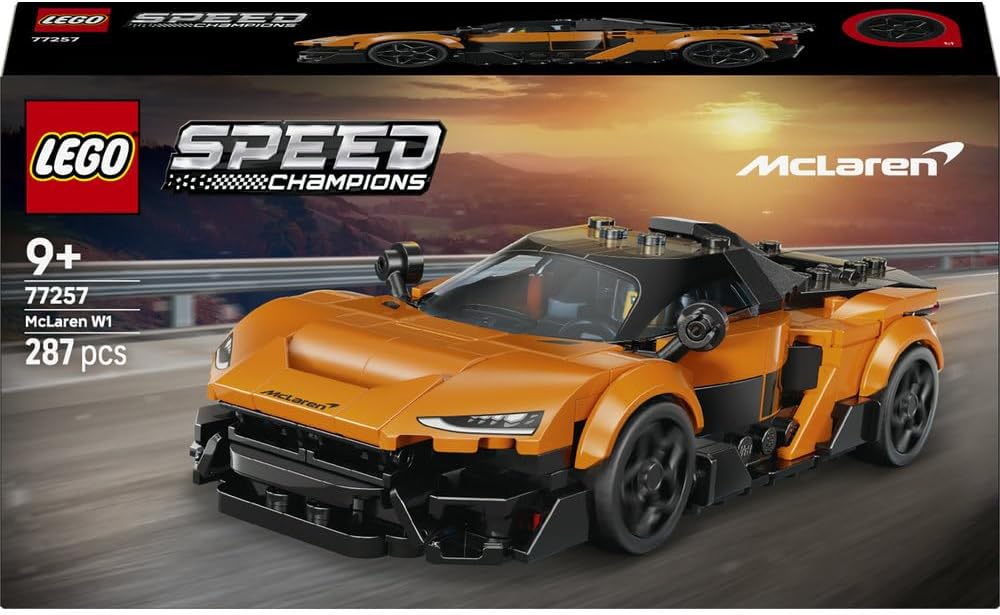 Speed Champions McLaren W1 Supercar Toy - Car Model Kit w/a Collectible Driver Minifigure - Birthday Gift Idea for 9+ Year Old Boys & Motorsport Fans - 77257 – image 10
