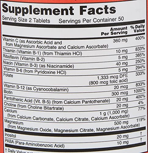 NOW Foods Cal-Mag Stress Formula Tabs 100's