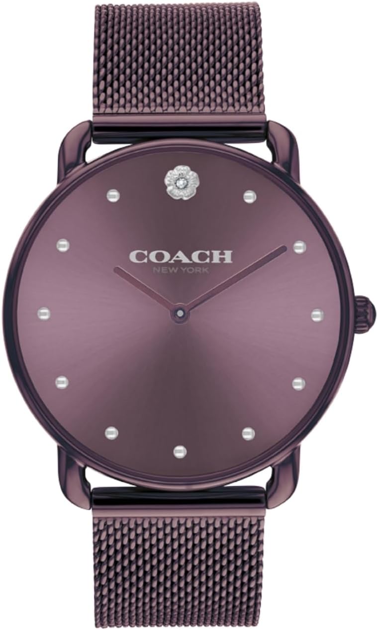 ELLIOT Women Watch, Analog - PURPLE SILVER / PURPLE
