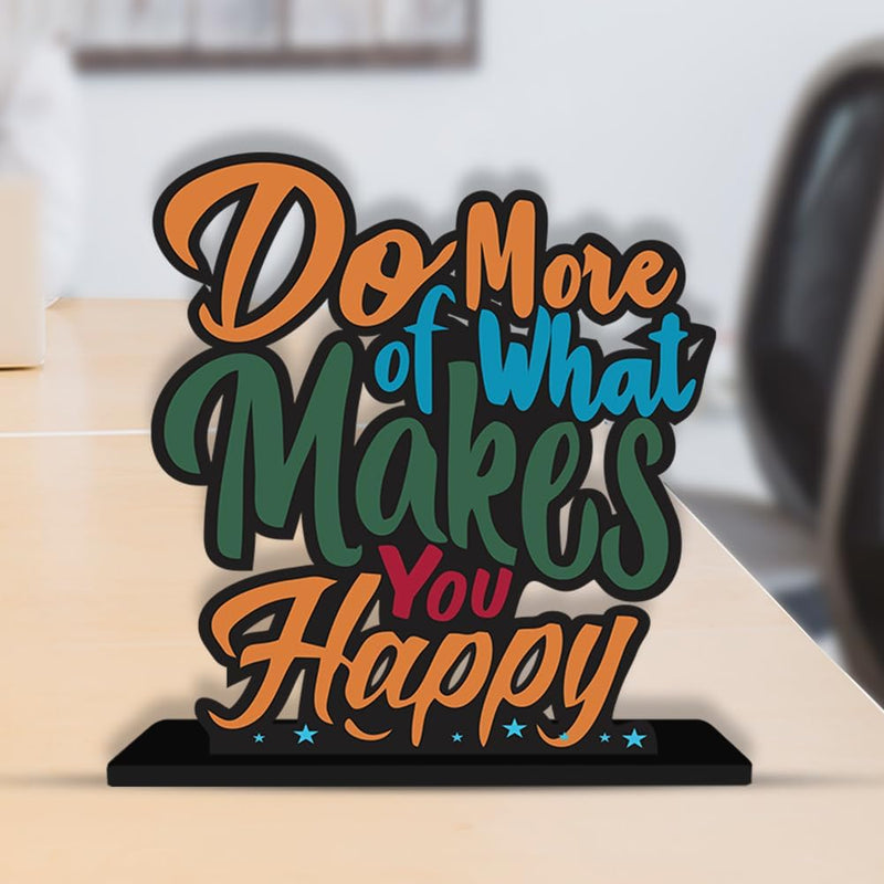 Artvibes Wooden Idols and Figurine Good Food is Good Mood Restaurant Cafe Quotes Table Decoration for Office Desk | Home Decor | Living Room | Modern Art Wood Showpiece Gift Item (SP_1128N)