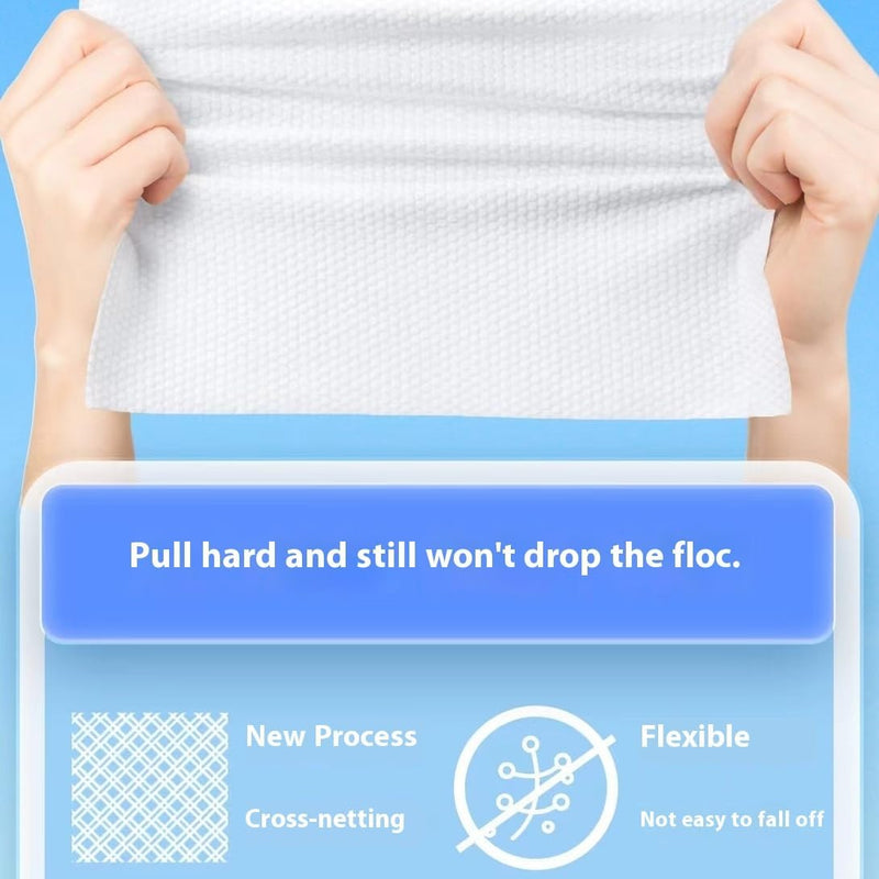 Disposable face towel .cosmetic cotton wool, 100% pure cotton,Extra thick 150%.soft cleaning towel, suitable for sensitive, makeup remover, face wash.face towels.clean towels (Extra thick 140 bars)