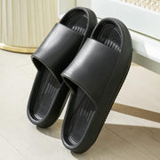 AioTio Women's Slippers Non-slip Household, Home Slippers for Men,Bath Couple Thick Sole Slippers, Summer Simple Style