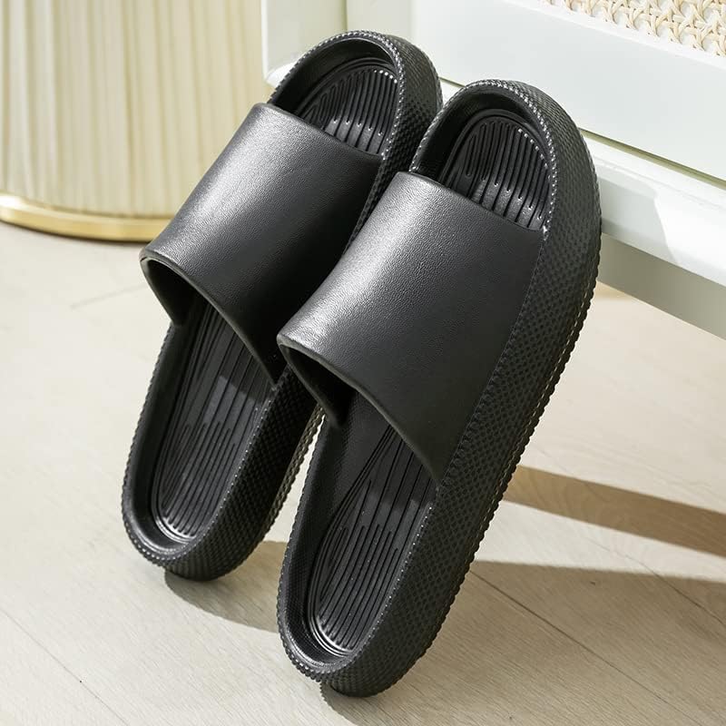 AioTio Women's Slippers Non-slip Household, Home Slippers for Men,Bath Couple Thick Sole Slippers, Summer Simple Style