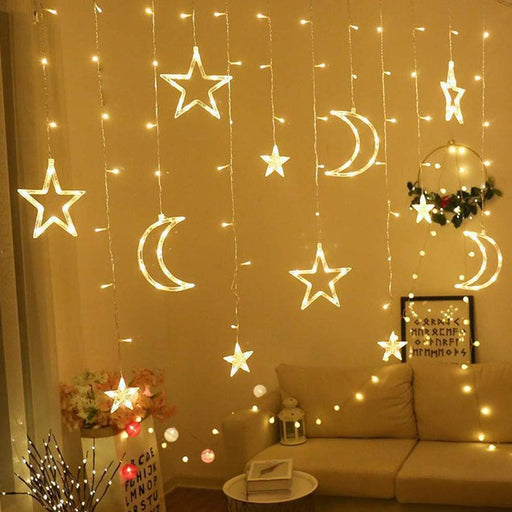 Eid Ramadan Decoration Lights | Moon Shaped Desk Lamp

