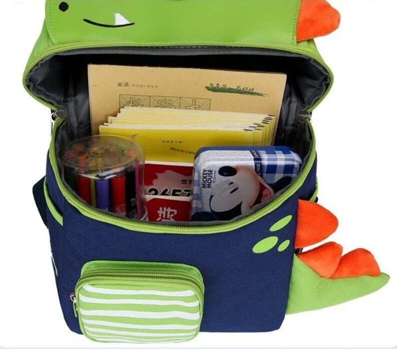 3-6 Year kids bags School Backpack Toddler 3D Comic Elementary Student Schoolbag Waterproof Lightweight Kids Bookbags for Boys Girls (Blue Elephant) - S