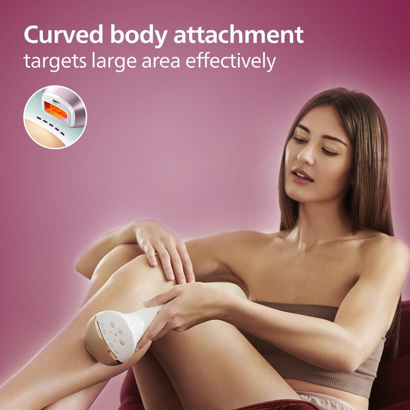 Lumea IPL Epilator with 3 attachments for Face, Body, and Precision Areas (Underarm & Bikini) Cordless, Model: BRI955/60