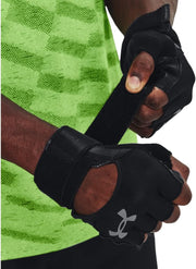 Mens Weightlifting Glove - Black / Black / Pitch Gray M
