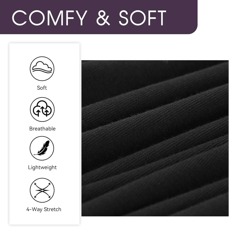 BAMBOO COOL Mens Boxers Short Classic Fit Soft Casual Underwear Loose Comfortable Breathable Boxer Shorts for Men 3 Pack