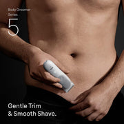 Braun Body Groomer Series 5, +7 Grooming Tools, with SkinGuard, 100 Min Runtime, Gentle On Sensitive Areas, Trim & Shave Hair with SmoothShave & SensitiveTrim, Waterproof, BG5550, Grey