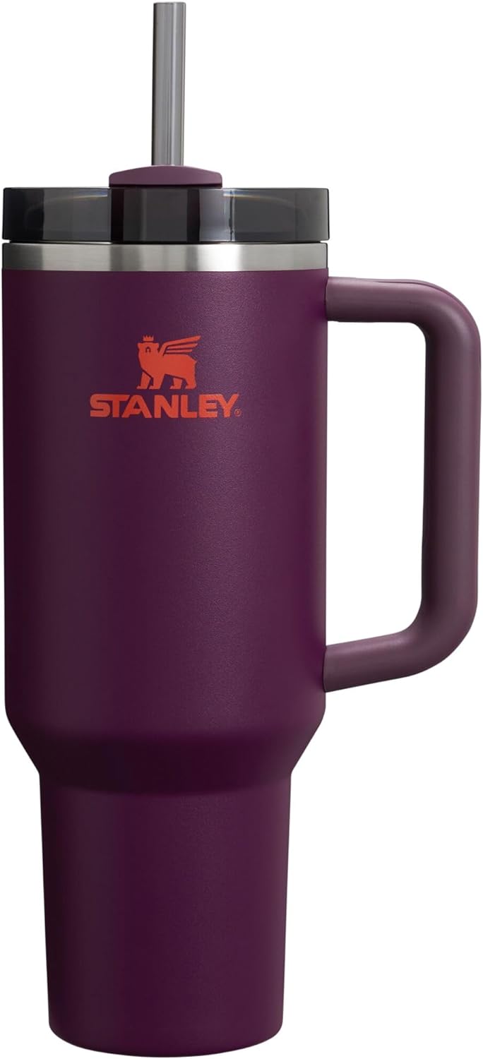Stanley Quencher H2.0 Tumbler with Handle & Straw 40 oz | Twist On 3-Way Lid | Cupholder Compatible for Travel | Insulated Stainless Steel Cup | BPA-Free | Seafoam