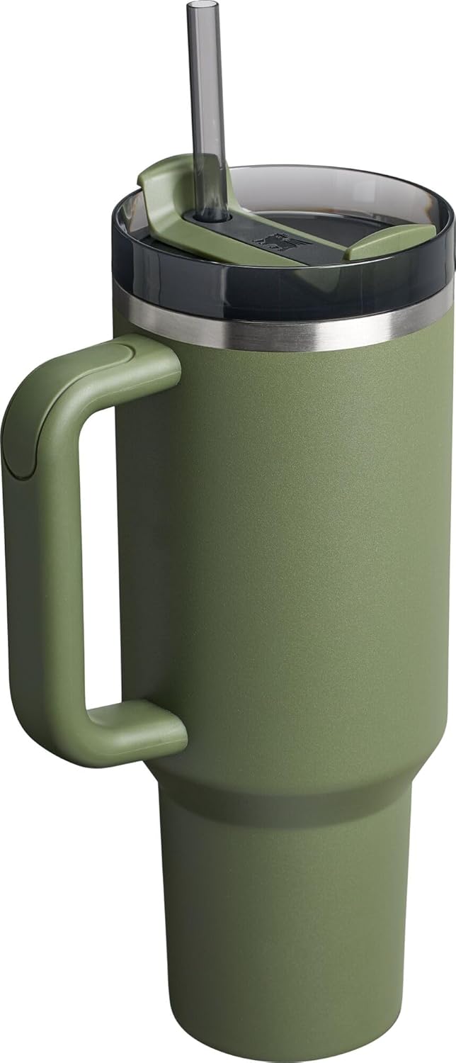 Stanley Quencher H2.0 Tumbler with Handle & Straw 30 oz | Twist On 3-Way Lid | Cupholder Compatible for Travel | Insulated Stainless Steel Cup | BPA-Free | Cherry Blossom