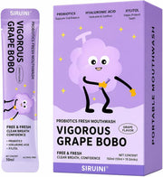 Flavored Travel Mouthwash Packets with Probiotics Portable Disposable Breath Freshener Individual Single-Use Sachets for Fresh Breath 15 pcs (Sea Salt Lemon) - Vigorous-Grape-Bobo