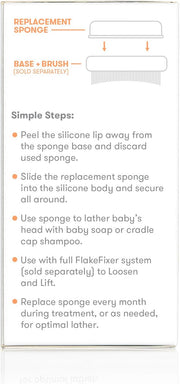 Frida Baby The 3-Step Cradle Cap System By | Dermafrida The Flakefixer | Sponge, Brush, Comb And Storage Stand For Babies With Cradle Cap