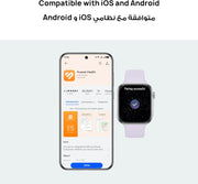 WATCH FIT4 SmartWatch, 1.82â Display, 100+Sports modes, FitnessTracker, HeartRate Monitor, upto 10-Day Battery Life, iOS&Android, Purple, 3 months additional HuaweiCare+(Amazon Exclusive)