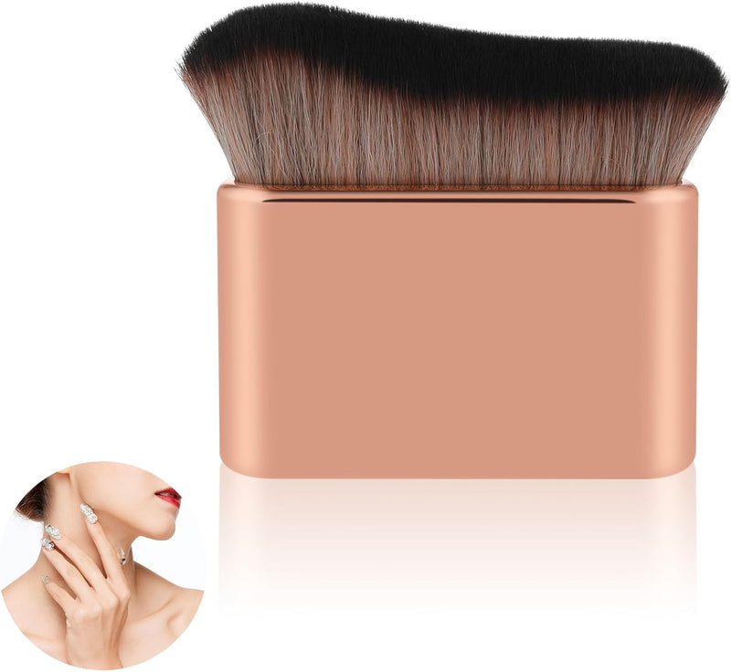 Prasacco Tanning Brush, Body Makeup Brush Self Tanner Brush for Body Kabuki Foundation Brush ody Makeup Blend & Blur Tan Brush Applicator for Body & Leg Makeup Tanning Brush for Tanners Mousse