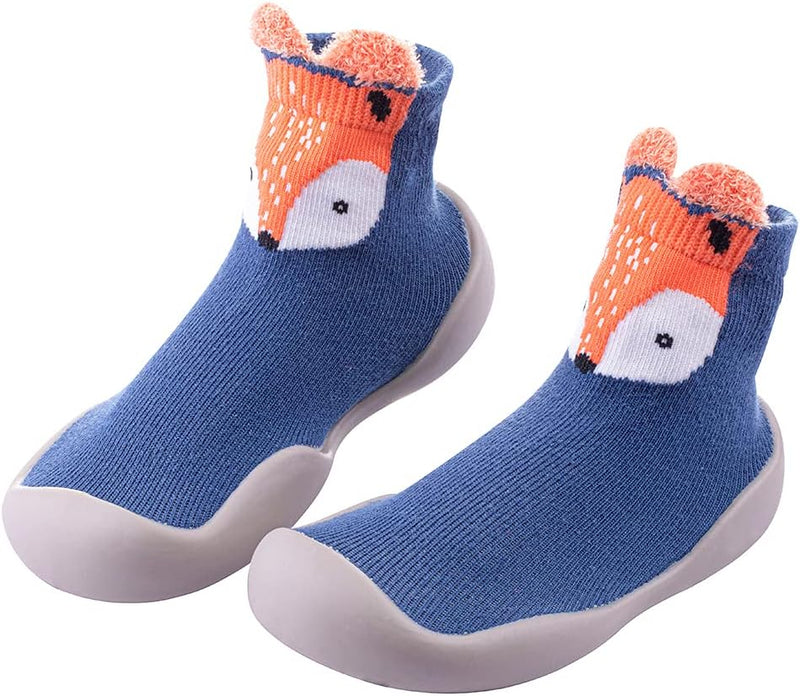 Baby Toddler Non-Skid Sock Shoes Indoor Slipper Breathable Cotton Mesh Lightweight Sole Infant Boy Girls Kids Children