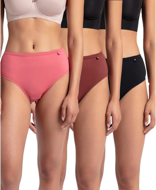 Women 1406 Panty (pack of 3) - Dark Plain Assorted