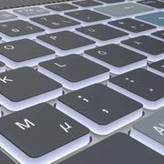 Hama WKM-750 Multi-Device Wireless LED Keyboard/Mouse Set, Black