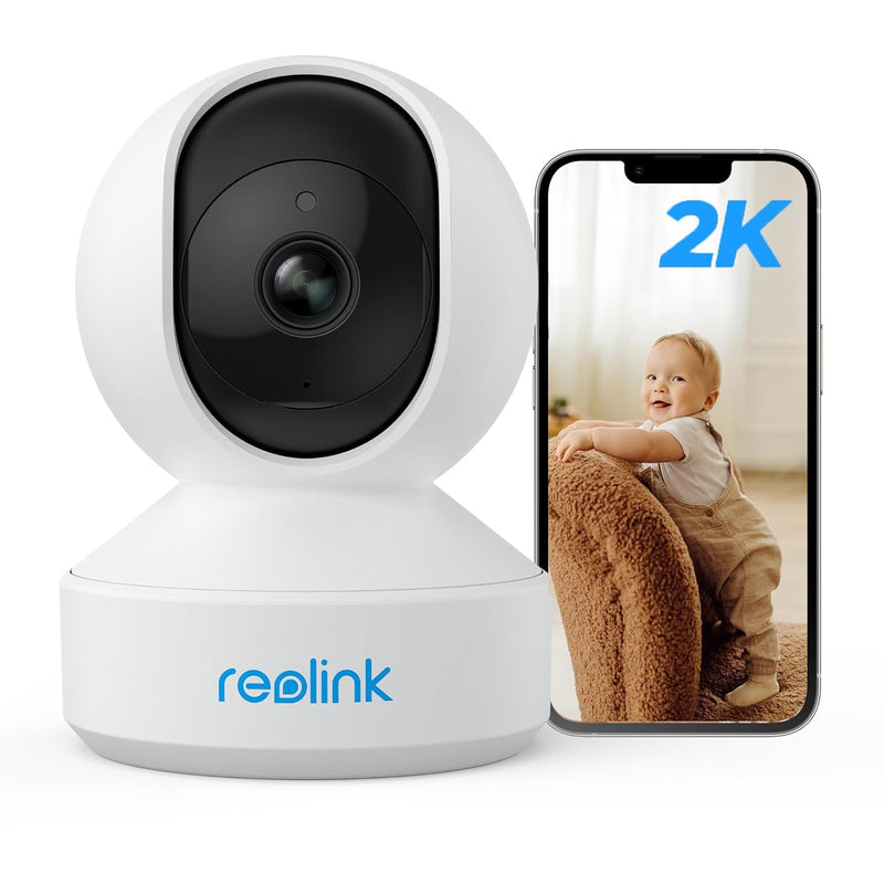Wireless Security Camera, REOLINK E1 3MP HD Plug-in Indoor WiFi Camera for Home Security/Baby/Pet Monitor, Free Encrypted Cloud Storage, Pan Tilt, Night Vision, Works with Alexa/Google Assistant