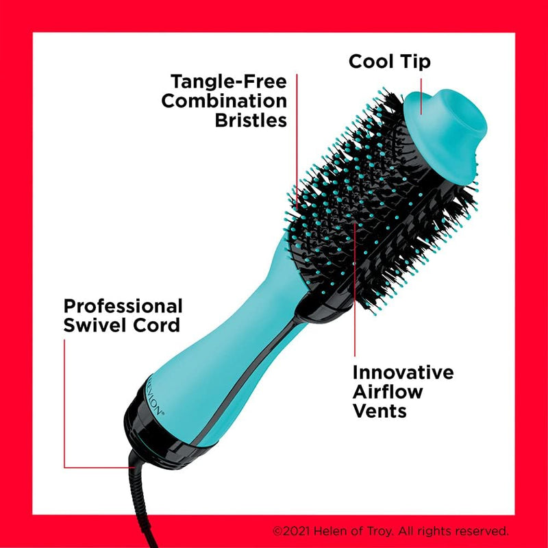 Revlon RVDR5222 One Step Hair Dryer & Volumizer, 2 heat setting plus cool setting (220-240V)