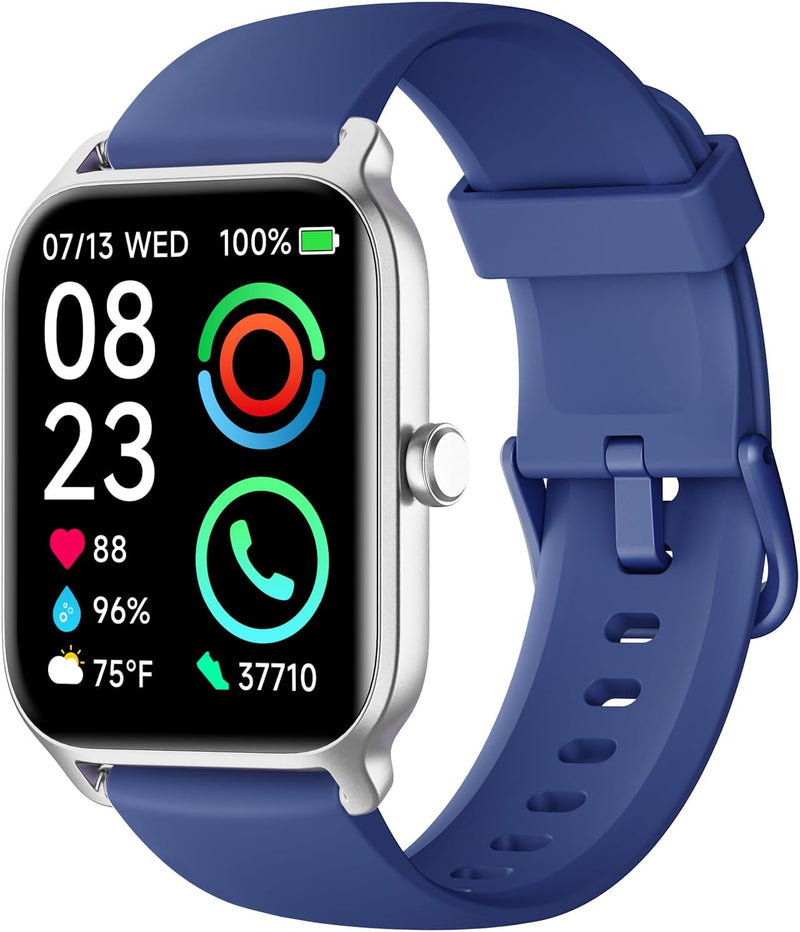 Fitpolo Smart Watch for Women Android & iPhone, Alexa Built-in [1.8" HD Screen] IP68 Waterproof Fitness Watch with Bluetooth Call (Answer/Make), Heart Rate/Sleep/SpO2 Monitor, 105 Sports Trackers
