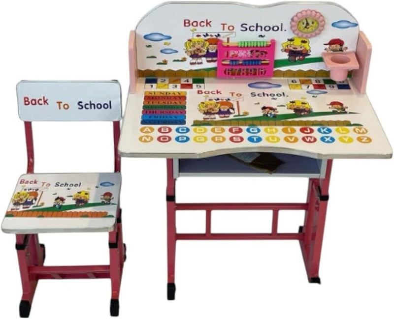 Folding Study Table and Chair Set for Kids