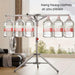 ZeeSquare Tripod Foldable Clothes Drying Stand  Heavy-Duty, Rust-Resistant Indoor/Outdoor Drying Rack for Clothes with Adjustable Height & Wheels  Space-Saving Portable Laundry Drying Rack