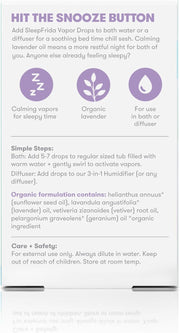 Natural Sleep Vapor Bath Drops, Lavender Essential Oil Bath Drops for Bedtime, Relaxing & Calming Aromatherapy Oil for Better Sleep - Bath Drops