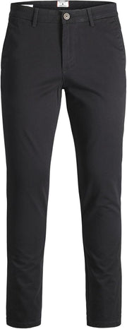mens JPSTMARCO JJBOWIE NOOS Chinos (pack of 1) - Black