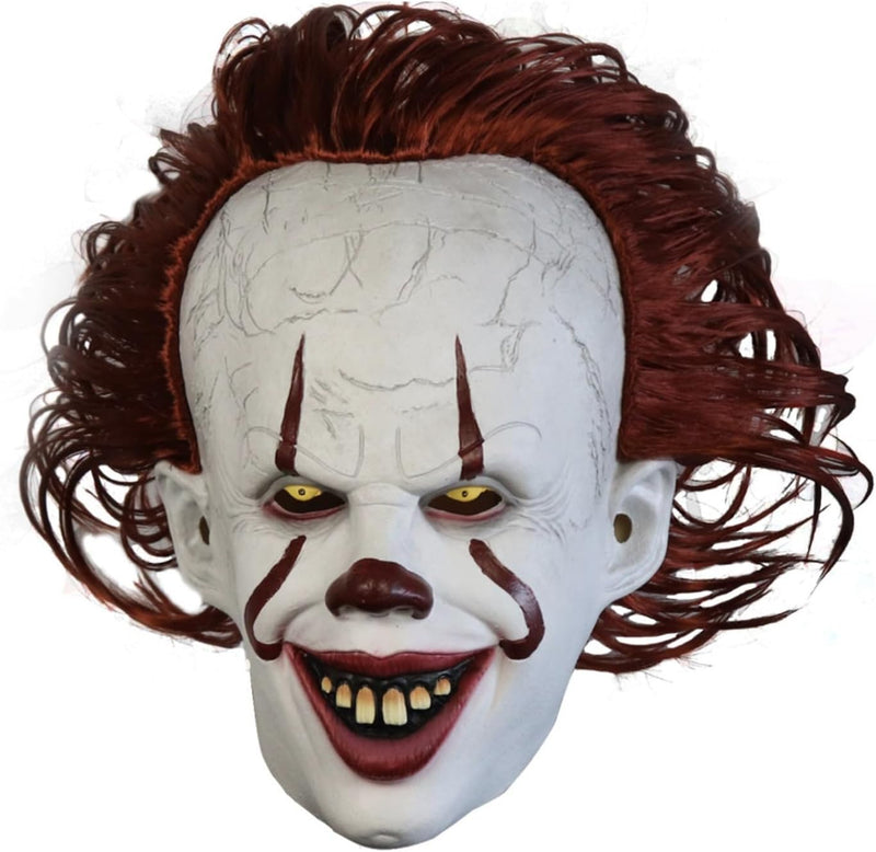 Michael Myers Mask Halloween Scary Mask Horror Masquerade Cosplay Party Props Mask for Adults Realistic Horror Killer Latex Mask Full Head Masks - D