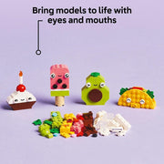 LEGO Classic Creative Food Friends Playset, Creative Role-Play Toy for Boys and Girls, Assorted Bricks to Build a Cupcake, Ice Cream, Avocado & Taco, Building Set for Kids Aged 4 and Over 11039