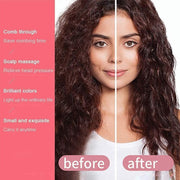 EXV Detangling Hair Brush, New Hollow-out Massage Curl Comb for Natural Curly Wet Dry Thick Straight Long Hair