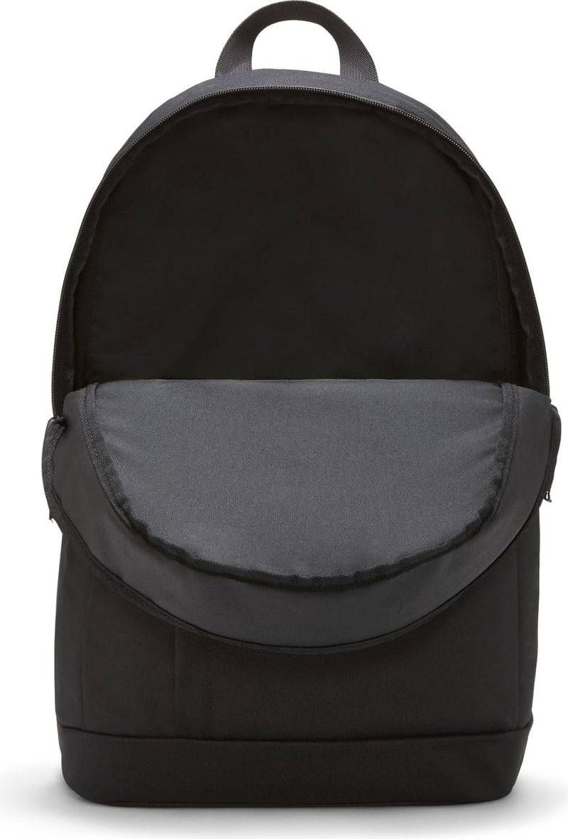 Nk Elmntl Bkpk Lbr Unisex Backpack, Black/Black/(White), One Size