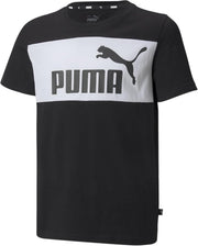 Boys ESS Block Lifestyle Kids Shirts - Puma Black-XX