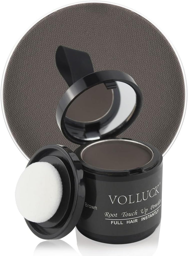 Root Touch Up Hair Powder Root Cover Up Hairline Shadow Powder Stick, Root Touch Up Dark Brown for Thinning Hair for Women and Men, Bald Spots, Eyebrows, Beard Line, Dark-Brown, Pack Of 1 - #1 Dark Brown 9.92 g (Pack of 1)