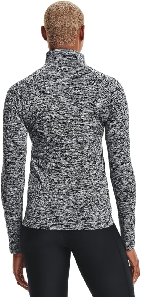 Womens Tech 1/2 Zip - Twist Top (pack of 1) - Black