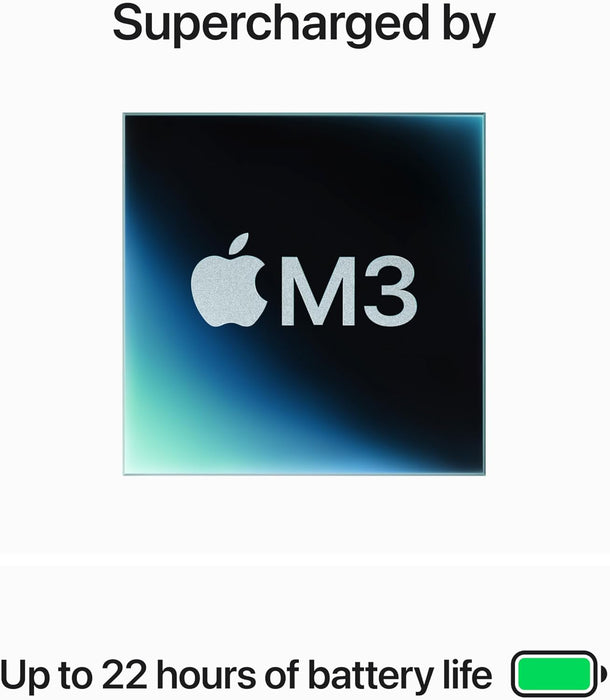 Apple 2023 MacBook Pro (14-inch, Apple M3 chip with 8â€‘core CPU and 10â€‘core GPU, 8GB Unified Memory, 1TB) - Space Gray; Arabic/English