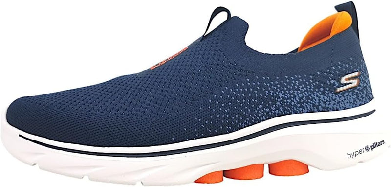GO WALK 7 mens SHOES - Navy/Orange