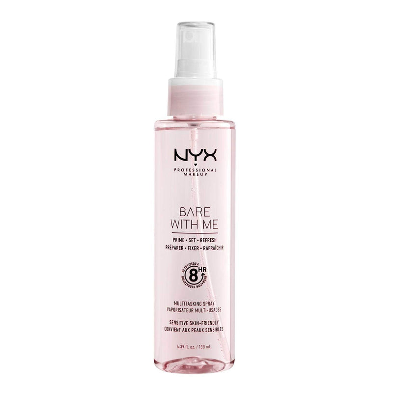 NYX PROFESSIONAL MAKEUP Bare With Me Multitasking Primer & Setting Spray, 4.39 Fl Oz (Pack of 1)